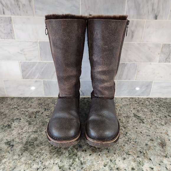 EMU Rare Ashby Australian Sheepskin Boots Chocolate Brown Size 6 W10546 - Picture 6 of 14